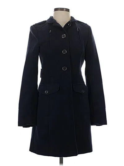 Pre-owned H&m Trenchcoat In Blue