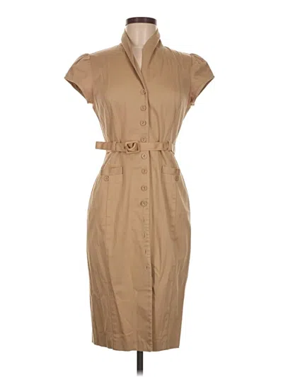 Pre-owned H&m Trenchcoat In Brown