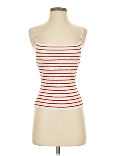 Pre-owned H&m Tube Top Red Strapless Neckline Tops