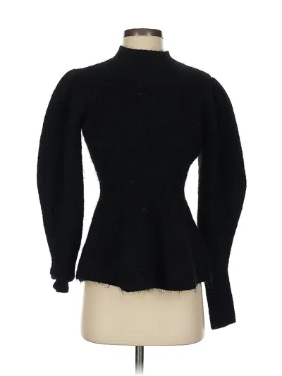 Pre-owned H&m Turtleneck Sweater In Black