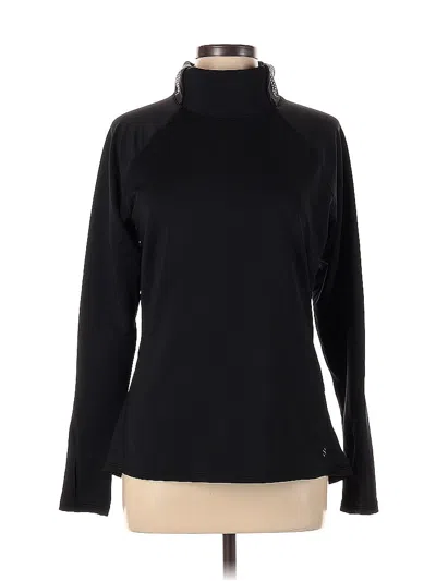 Pre-owned H&m Turtleneck Sweater In Black