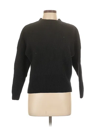 Pre-owned H&m Turtleneck Sweater In Black