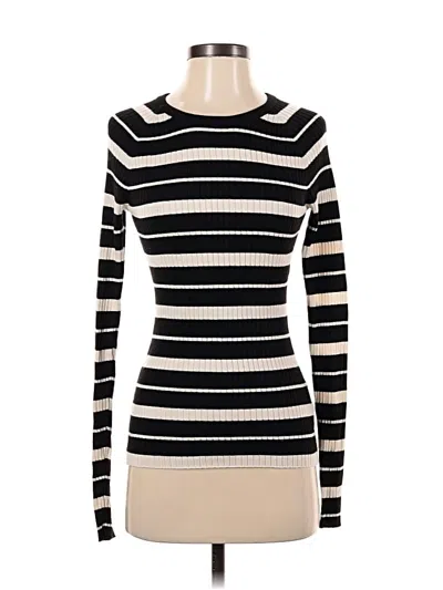 Pre-owned H&m Turtleneck Sweater In Black