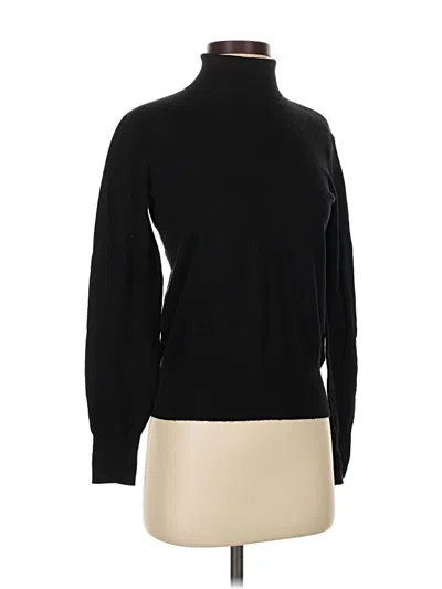 Pre-owned H&m Turtleneck Sweater In Black