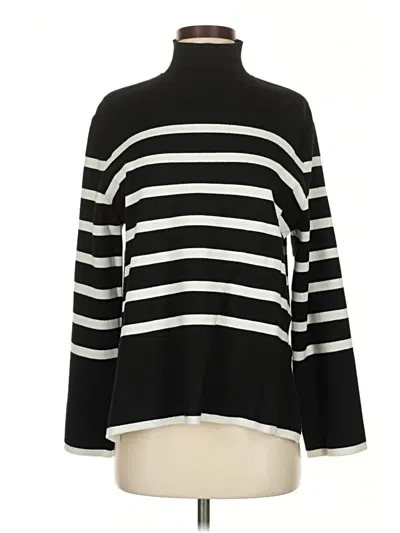 Pre-owned H&m Turtleneck Sweater In Black