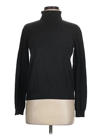 Pre-owned H&m Turtleneck Sweater In Black