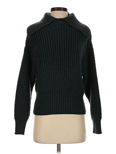 Pre-owned H&m Turtleneck Sweater In Black