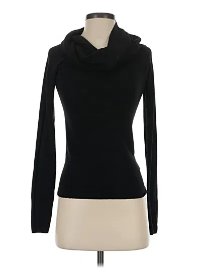 Pre-owned H&m Turtleneck Sweater In Black