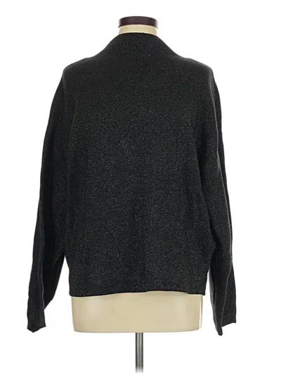 Pre-owned H&m Turtleneck Sweater In Black