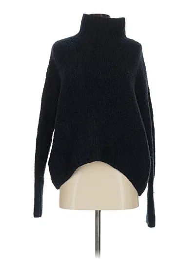 Pre-owned H&m Turtleneck Sweater In Black