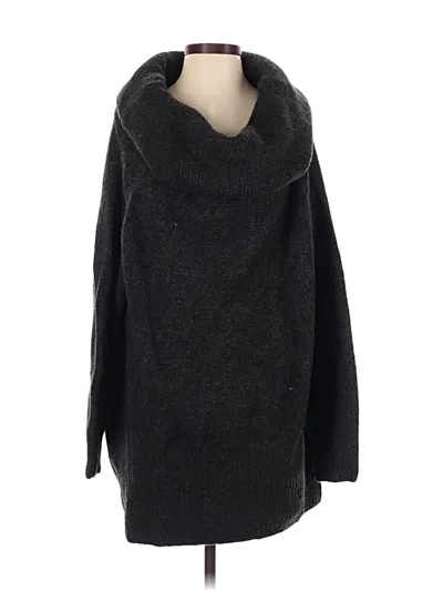 Pre-owned H&m Turtleneck Sweater In Black