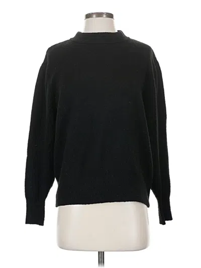Pre-owned H&m Turtleneck Sweater In Black