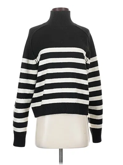 Pre-owned H&m Turtleneck Sweater In Black