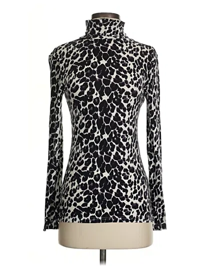 Pre-owned H&m Turtleneck Sweater In Black