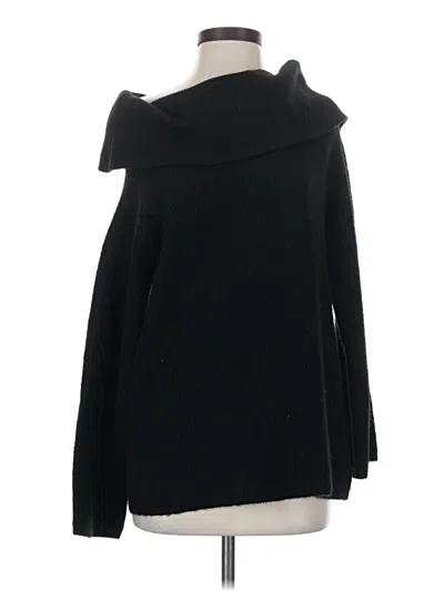 Pre-owned H&m Turtleneck Sweater In Black