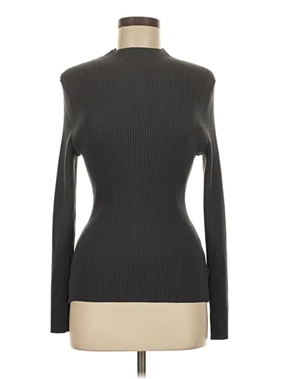 Pre-owned H&m Turtleneck Sweater In Black