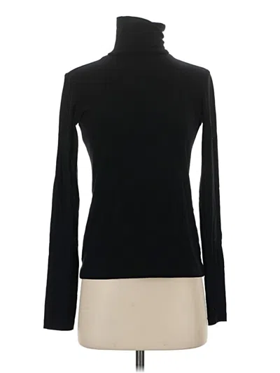 Pre-owned H&m Turtleneck Sweater In Black