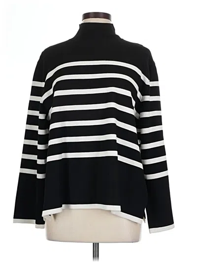 Pre-owned H&m Turtleneck Sweater In Black
