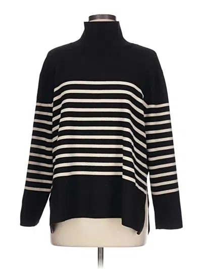 Pre-owned H&m Turtleneck Sweater In Black