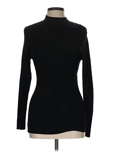 Pre-owned H&m Turtleneck Sweater In Black