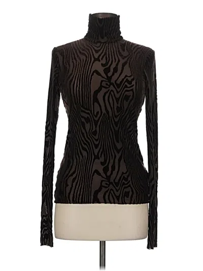 Pre-owned H&m Turtleneck Sweater In Black