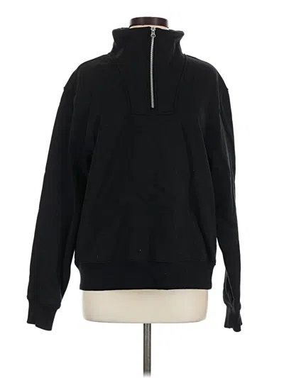 Pre-owned H&m Turtleneck Sweater In Black