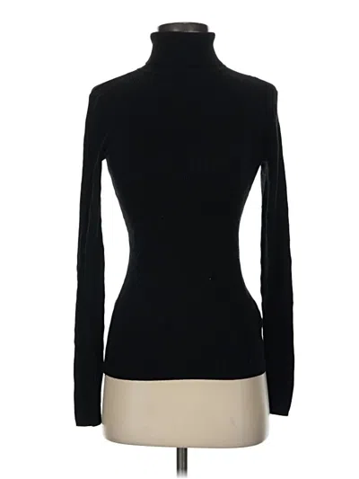 Pre-owned H&m Turtleneck Sweater In Black