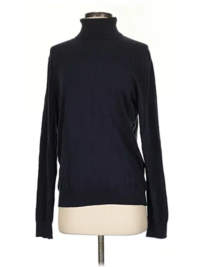 Pre-owned H&m Turtleneck Sweater In Black