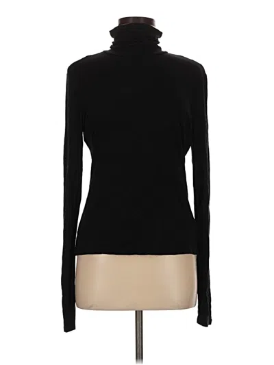 Pre-owned H&m Turtleneck Sweater In Black