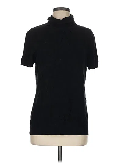 Pre-owned H&m Turtleneck Sweater In Black