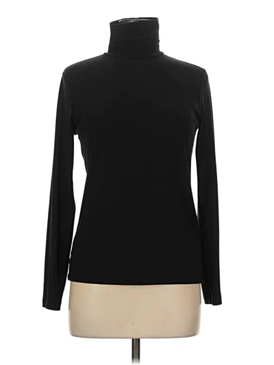 Pre-owned H&m Turtleneck Sweater In Black