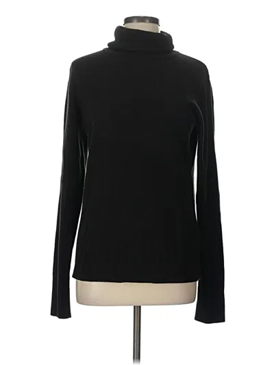 Pre-owned H&m Turtleneck Sweater In Black