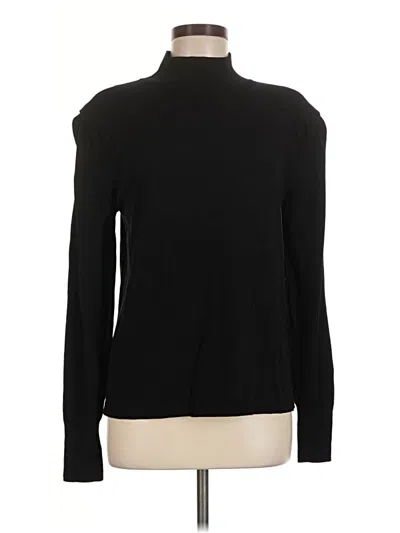 Pre-owned H&m Turtleneck Sweater In Black