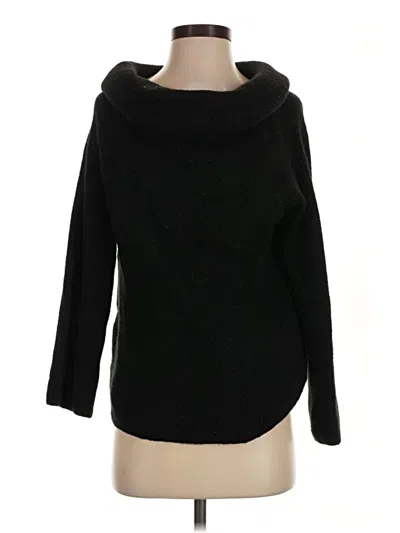 Pre-owned H&m Turtleneck Sweater In Black