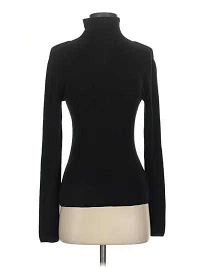 Pre-owned H&m Turtleneck Sweater In Black