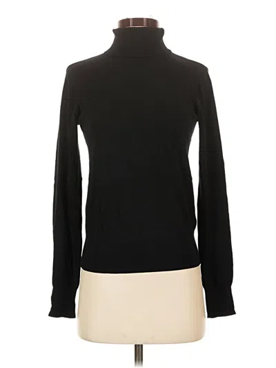 Pre-owned H&m Turtleneck Sweater In Black