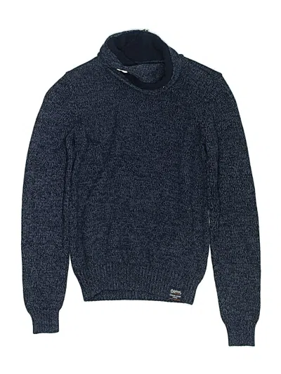 Pre-owned H&m Kids' Turtleneck Sweater In Blue