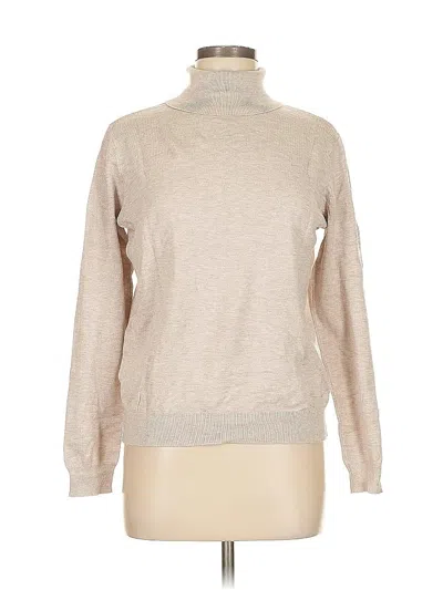 Pre-owned H&m Turtleneck Sweater In Brown