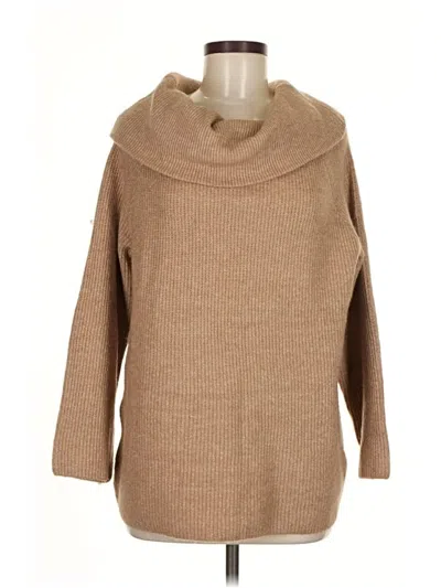 Pre-owned H&m Turtleneck Sweater In Brown
