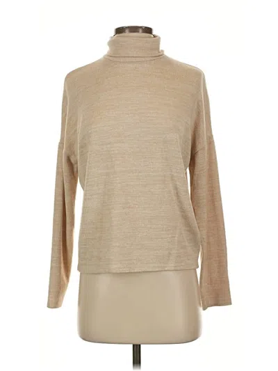 Pre-owned H&m Turtleneck Sweater In Brown