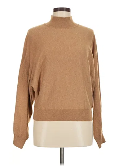 Pre-owned H&m Turtleneck Sweater In Brown