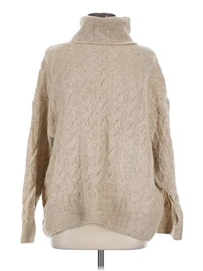 Pre-owned H&m Turtleneck Sweater In Brown