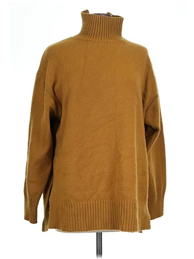 Pre-owned H&m Turtleneck Sweater In Brown