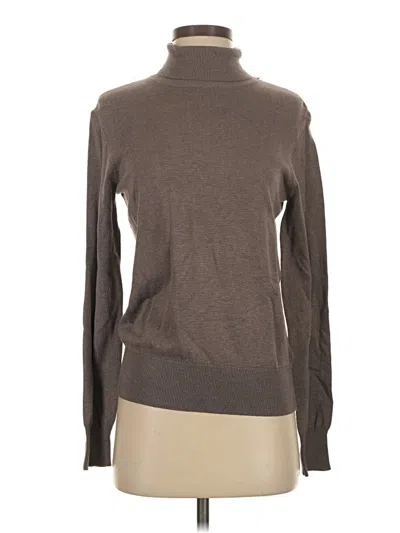 Pre-owned H&m Turtleneck Sweater In Brown
