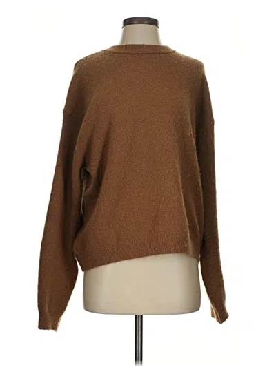 Pre-owned H&m Turtleneck Sweater In Brown