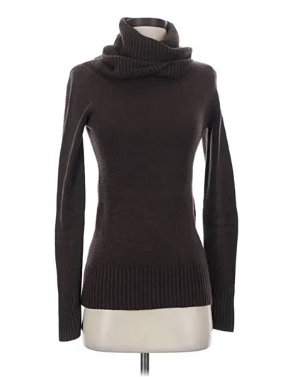 Pre-owned H&m Turtleneck Sweater In Brown