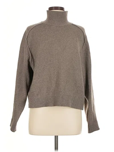 Pre-owned H&m Turtleneck Sweater In Brown