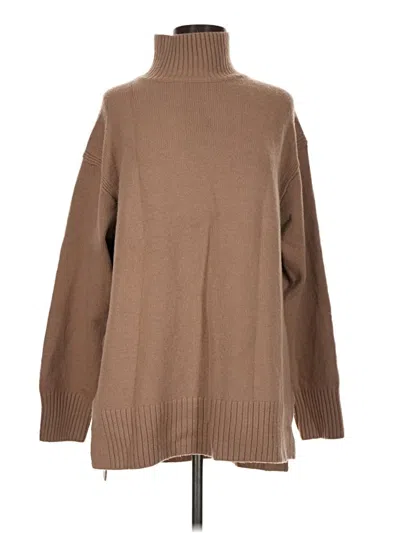 Pre-owned H&m Turtleneck Sweater In Brown
