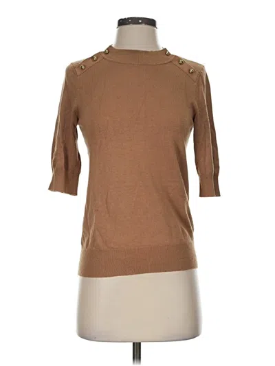 Pre-owned H&m Turtleneck Sweater In Brown