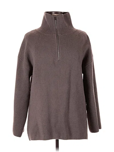 Pre-owned H&m Turtleneck Sweater In Brown